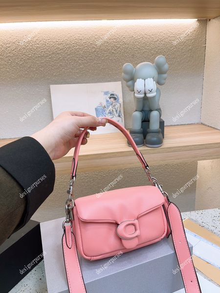 

tz lady fashion cloud bag designer bags soft pillow bag classic tabby lambskin flap handbags long and short straps shoulder bag women's
