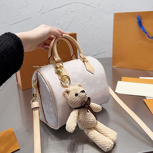 

Designer Luxury Bag Fashion Art Women's Handbag Diamond Gloss Handbag Summer Style Crossbody Bag, White