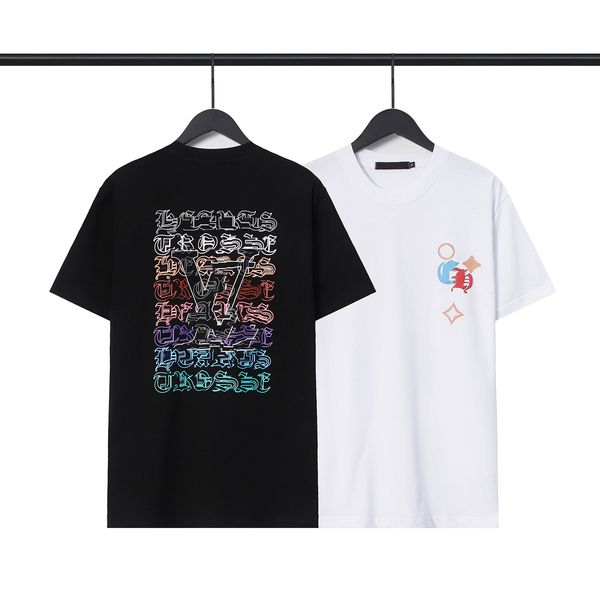 

designer black white mens designer t shirt casual man womens loose tees with letters print short sleeves letter shirt luxury street shorts s, White;black