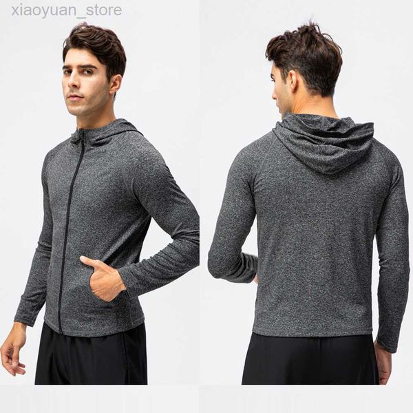 

men's jackets men blouse sport running jacket hoodies man quick dry fitness gym training jacket sweaters coat male sportswear, Black;brown