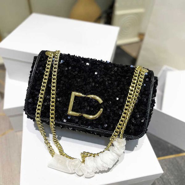 

d leter designer bag women sequins evening bags g-print shoulder bags chain crossbody bag luxurys handbags women totes fashion sequins purse