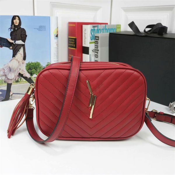 

fringed designer crossbody bag quilted camera bag soft vintage leathers fashionable matelasse multi type adjustable shoulder bags street xb0