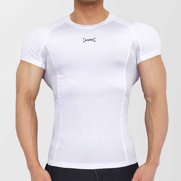 

men's t-shirts arsv jogging clothing summer men's t-shirt american round neck quick drying exercise short sleeved men's outdo, White;black