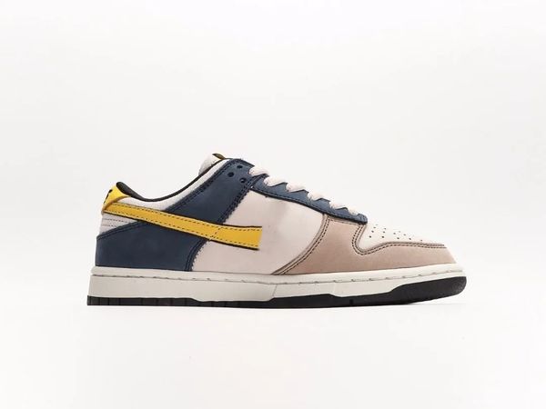

basketball shoes sb dunks white black-bottom yellow og rte designer outdoor shoes sneaker sports with original box
