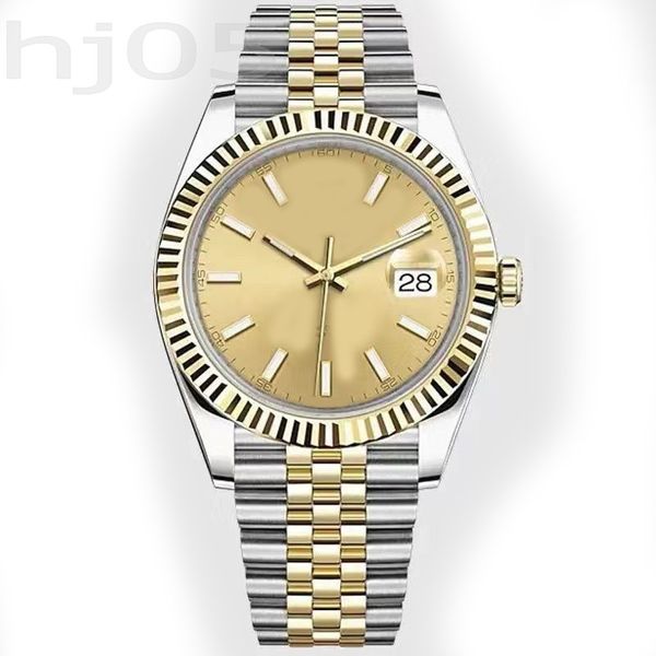 

common solid color dial watches oyster perpetual wristwatches classical couple style montre de luxe datejust watch diamond luxury ladies ele, Slivery;brown