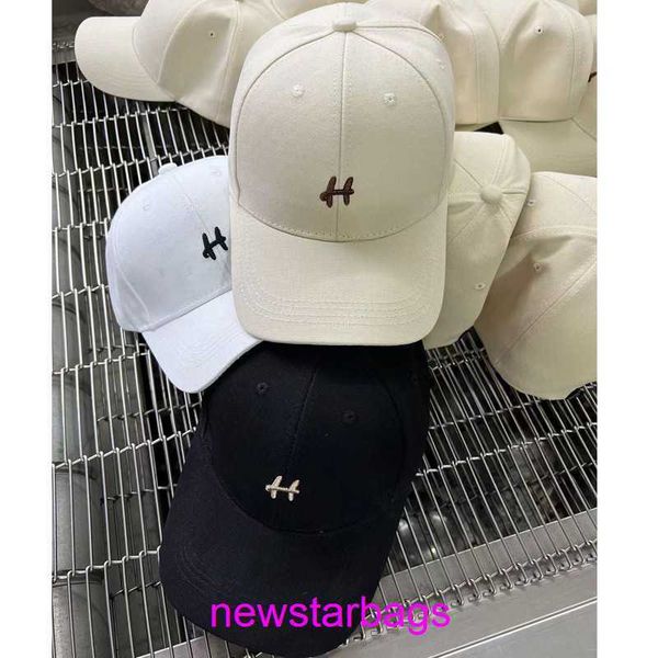 

original edition designer herms hat for sale h letter sunshade baseball hat men and women korean version trendy face small sun with street c, Blue;gray