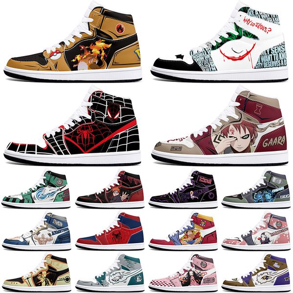 

DIY classics customized shoes sports basketball shoes 1s men women antiskid anime fashion customized figure sneakers 36-48 321809