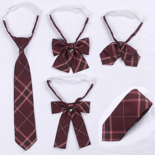 

uniform bow tie orthodox jk plaid student shahua ge japanese style and, Black;blue