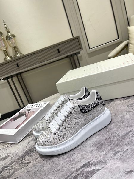 

casual boots shoes trainers women flats platform sneakers designer leather luxury velvet suede womens lace up 0414, Black