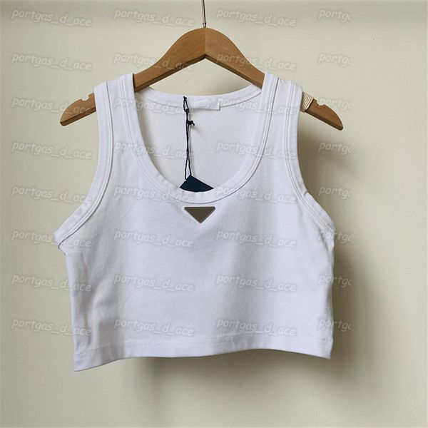 

cropped women t shirt white black sleeveless tank summer casual vest