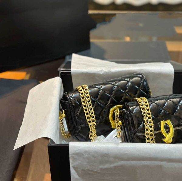 

shoulder bags womens luxury designer channel bags hand envelope 2 size crossbody bag tote fashion textured chain leather multifunctional me