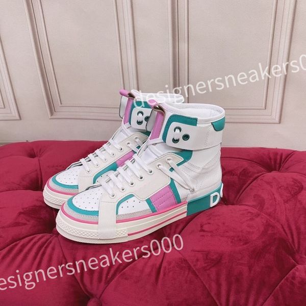 

2023 luxury high shoes designer sneakers womens mens fashion casual sneaker comfortable non-slip sole leather, Red;white