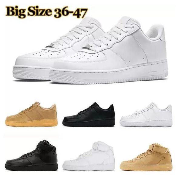 

2024 dress shoes men new 1 low skateboard price one 1s knit euro women outdoor all white black red wheat leather trainer a2