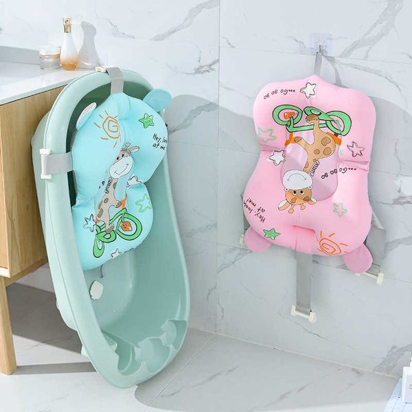 

ing tubs s baby support bath and shower air cushion bed non-slip tub mat newborn bebe safety security bath seat p230417