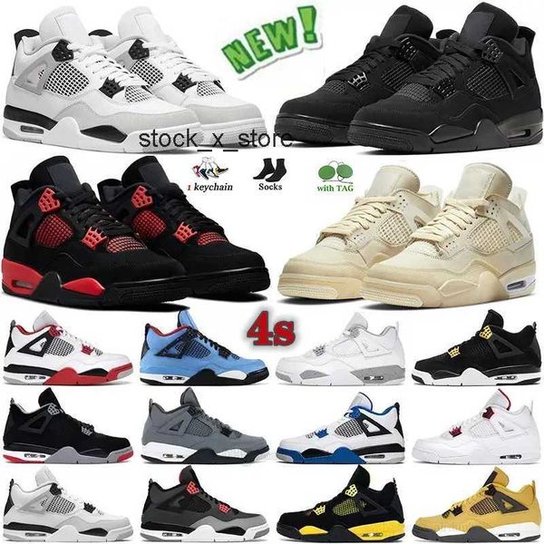 

shoes white nt basketball 2023 university blue tech jumpman sail white ceme 4 pure 4s money red thunder pony hair guava ice sneakers women t, Black