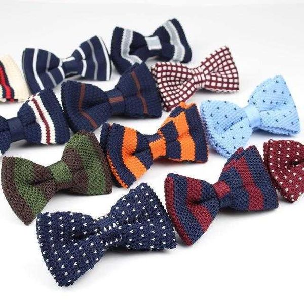 

korean style knitted bow tie mens wool banquet bridegroom wedding and, Blue;purple