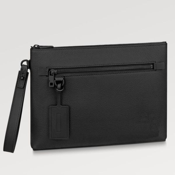 

fashion bag men's clutch bag solid metal logo design camera bag