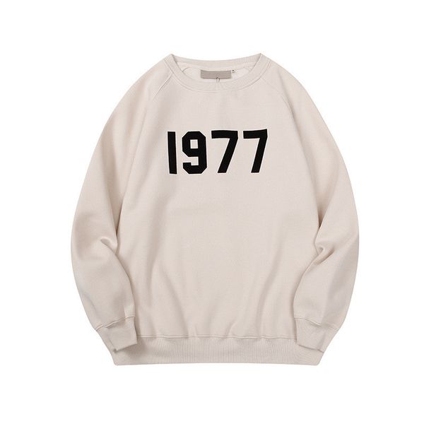 

mens hoodies sweatshirts designer hoodie essentails black luxury ess man hoody 1977 for women pullover men crewneck sweatshirt cot