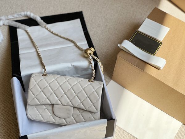 

classic luxury one shoulder bag trend fashion designer tote leather soft metal chain crossbody bag