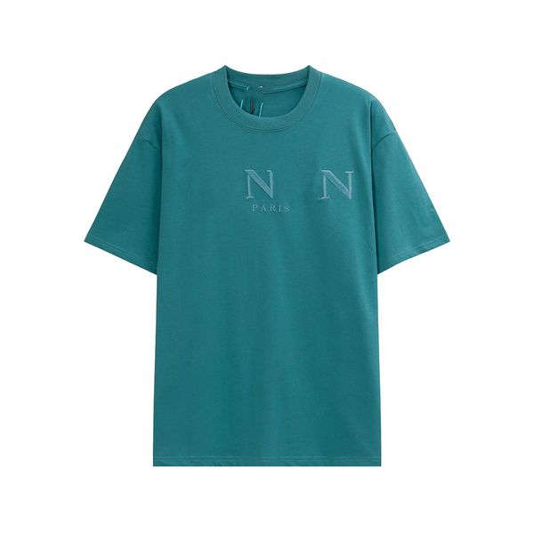 

men's t-shirt 2023 fashionable men's t-shirts langfannity cotton anti-wrinkle printed alphabet couple casual wear student short sl, White;black