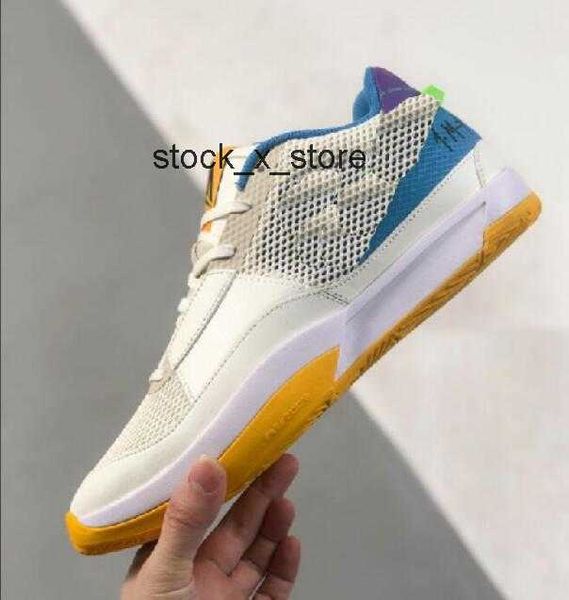 

silver 2023 hiking bliss footwear ja metallic 1 midnight anthracite men basketball cobalt shoes morant sports shoe sneakers size 7-12 a9, Black
