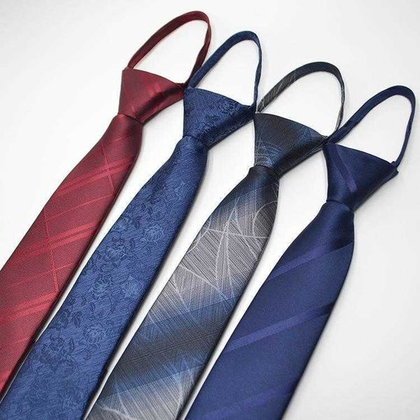

mens tie korean zipper lazy pull peels multi color high density wholesale, Blue;purple