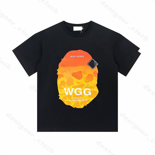 

t-shirt pure cotton summer men's casual simple printing style short sleeve j3j1, White;black