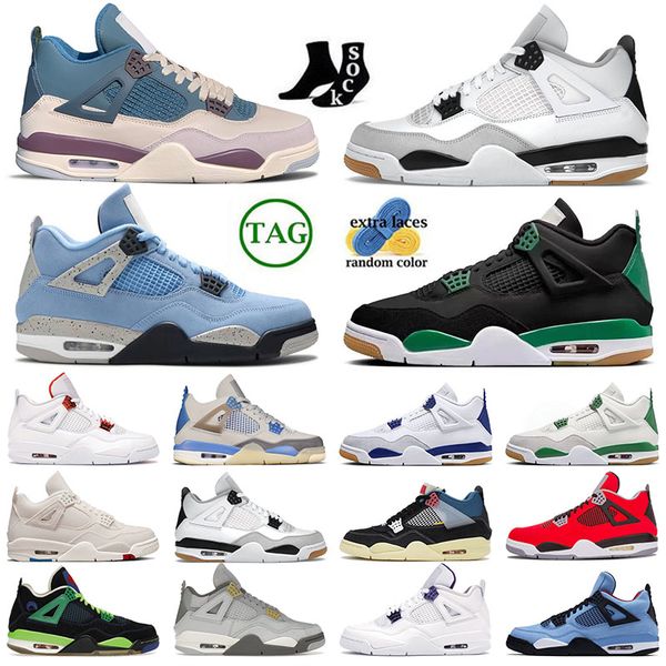 

fashion designer jmpman 4 4s mens womens basketball shoe pine green military black bred black green angeles dodgers casual fashion sneakers