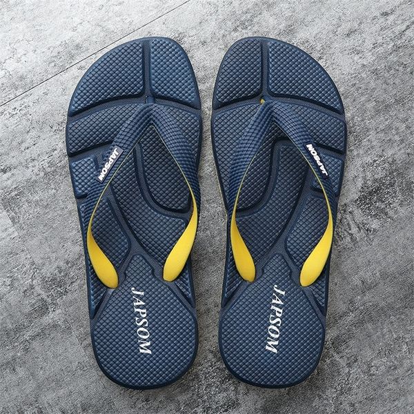 

slippers fashion blue massage men flip flops big size casual slides non slip beach indoor 230504, Black