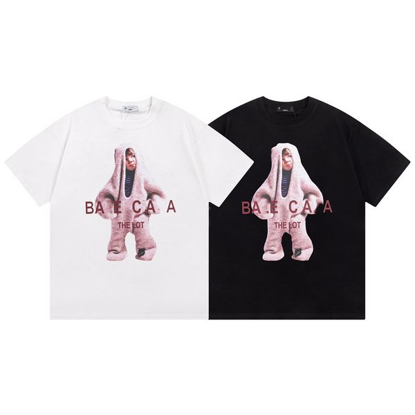 

fashion mens t shirts men women bal t shirt designers casual shirts luxury shorts tshirts essentail chest print fashion letter tees essentie, White;black