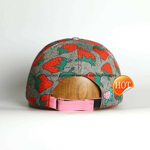

strawberry baseball caps man's cotton cactus classic letter ball caps summer women sun hats outdoor adjustable snapback cap girl's, Blue;gray