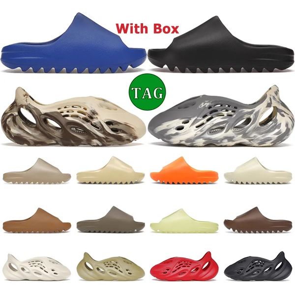 

foam running slippers sandals slippers sneakers slippers shoes fashion sneakers sliders marbling clown white resin desert sand designer beac, Black