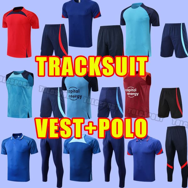 

training suit soccer tracksuits 22 23 joao felix home 2022 2023 m. llorente correa uniforms griezmann r. de paul cunha carrasco atletico mad, Black