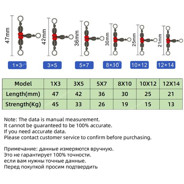

20 to 50pcs fishing connector three way barrel swivel snap ring with beads for fishhook lure line fishing accessories fishingfishhooks
