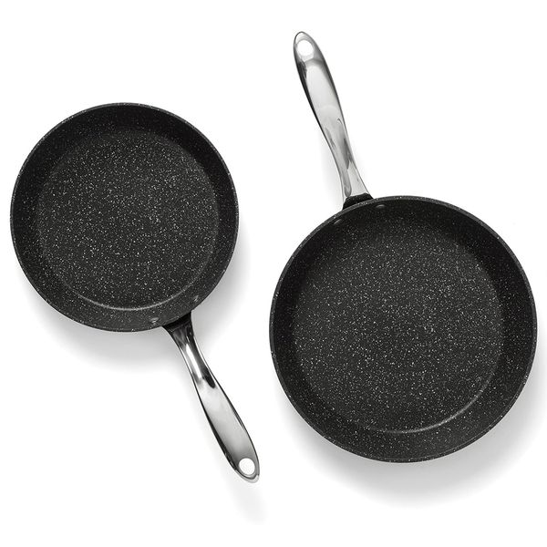 

camp kitchen 2-piece nonstick fry pan set