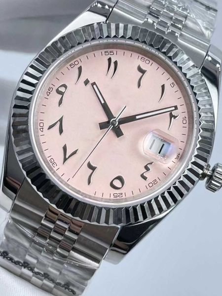 

pink watch for women automatic movement watches jubilee stainless steel aaa reloj fashion mechanical designer watchs, Slivery;golden