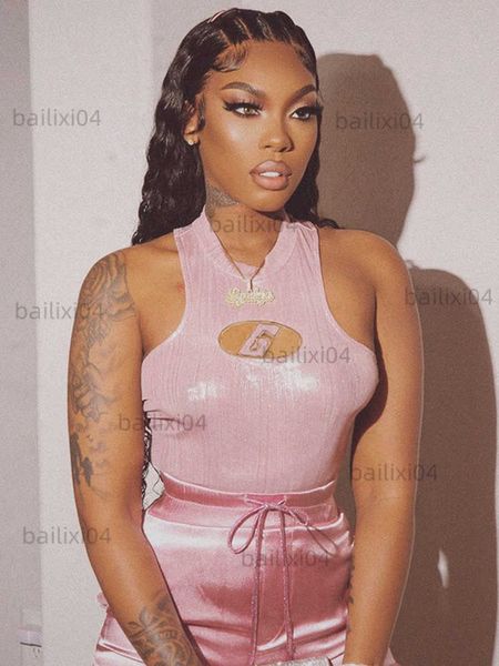 

women's tanks camis sifreyr cut out letter graphic tank for women summer o neck sleeveless y2k crop fashion streetwear basic vest tees, White