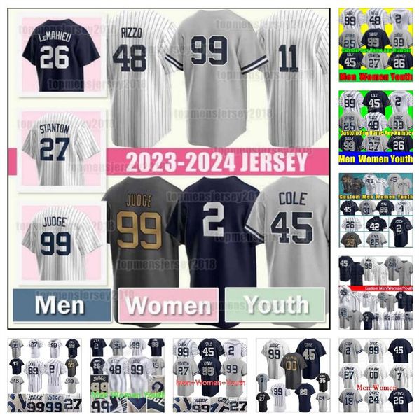 

2023 custom s4xl baseball volpe jerseys new yorks aaron judge yankees jersey derek jeter anthony rizzo gerrit cole gleyber torres giancarlo