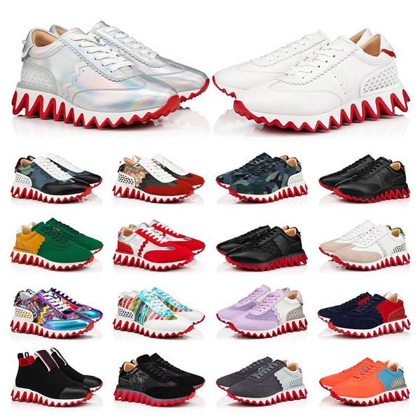 

2023 men women casual shoes luxury designers shark sports sneakers genuine leather rivet sharks green mens sport fashion trainers walking, Black