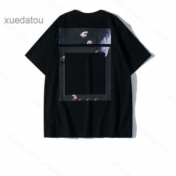 

mens offs t shirts fashion summer womens designers tshirts loose tees brands man s casual shirt luxurys white clothing street c xlap, White;black