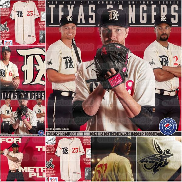 

texas 2023 city connect baseball jerseys rangers jacob degrom corey seager jon gray nathan eovaldi nolan ryan martin perez mitch garver adol, Blue;black