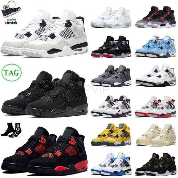 

og 4s jorda 4s basketball shoes men women jumpman 4 military black red thunder cat bred university blue cool grey mens trainers sport