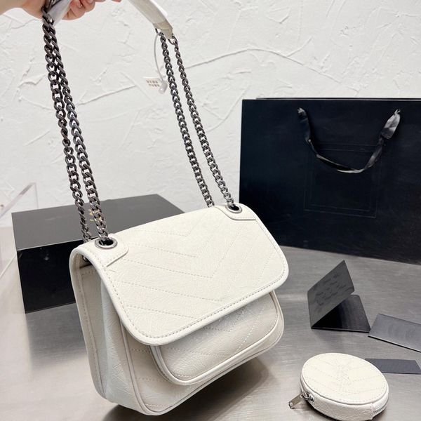 

women shoulder bag handbag leather niki chain bag purse wallet crossbody bags