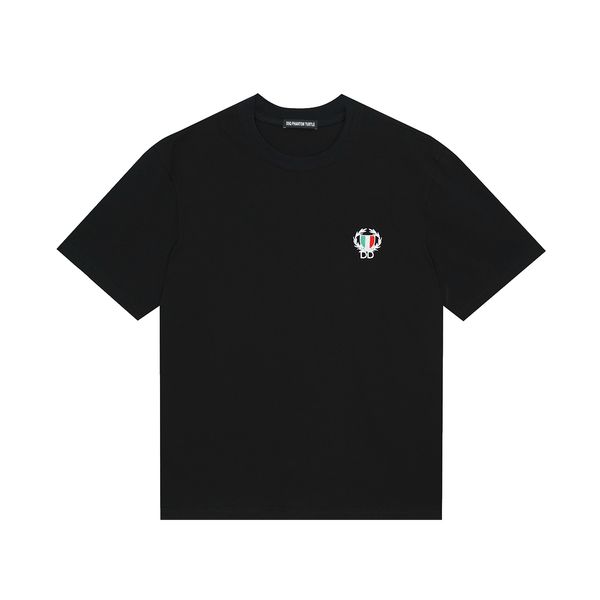 

dsq phantom turtle mens designer t shirt italian milan fashion logo print t-shirt summer black white t-shirt hip hop streetwear 100% cotton, White;black