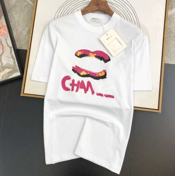 

classics men's luxury t shirt ch brand tees women t-shirt designer paris trendy letter print couple summer short sleeve cotton t-shirt, White;black