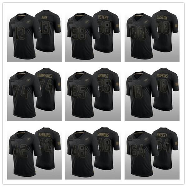 

football jersey 13 kirk 88 peters 74 humphries 85 arnold 10 hopkins 42 kennard 48 simmons arizona''cardinals''men'&, Black;red