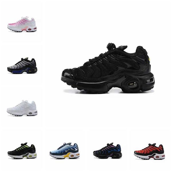 

new fashion new fashion designer athletic tn plus kids shoes triple black infant sneakers rainbow children sports shoes girls and boys high