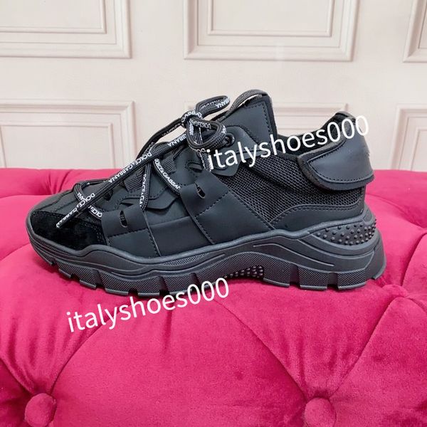 

new fashion designer sneakers womens casual shoes platform loafers trainers triangle shoes black leather shoes