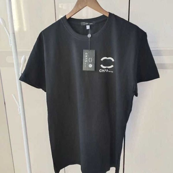 

classics luxury women's t shirt ch brand tees men t-shirt designer paris trendy letter print couple short sleeve summer t-shirts round, White