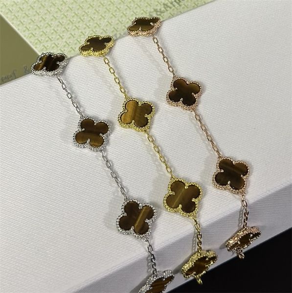 

Designer Jewelry Women van Four Leaf Clover Bracelet Fashion Vintage Bracelets Clover Leaf Luxury Design Wedding Jewelry Chirstmas Gift High Quality